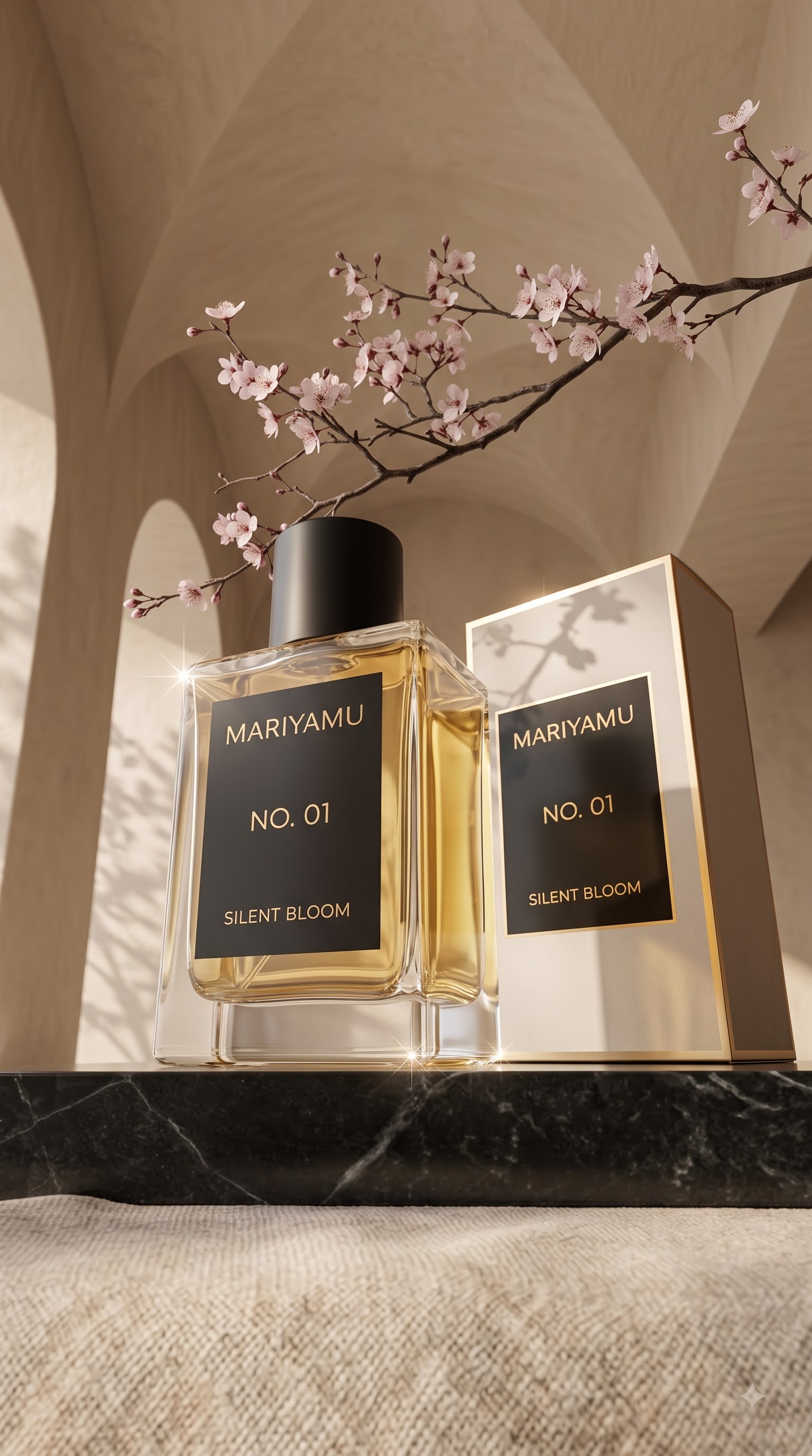 MARIYAMU No. 01 Silent Bloom Perfume Bottle